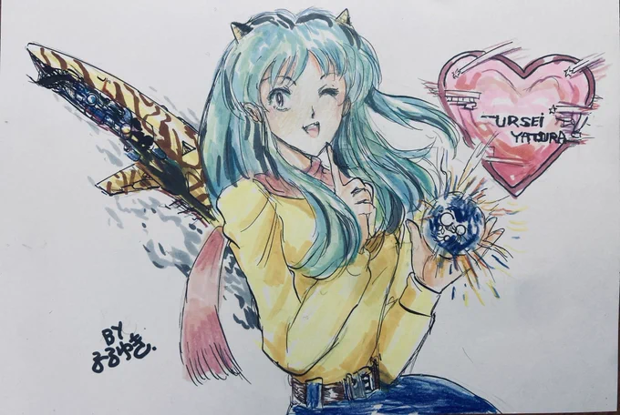 #女の子のウィンクは万病に効くあまりウインクしているキャラ描いていなかったのです。 