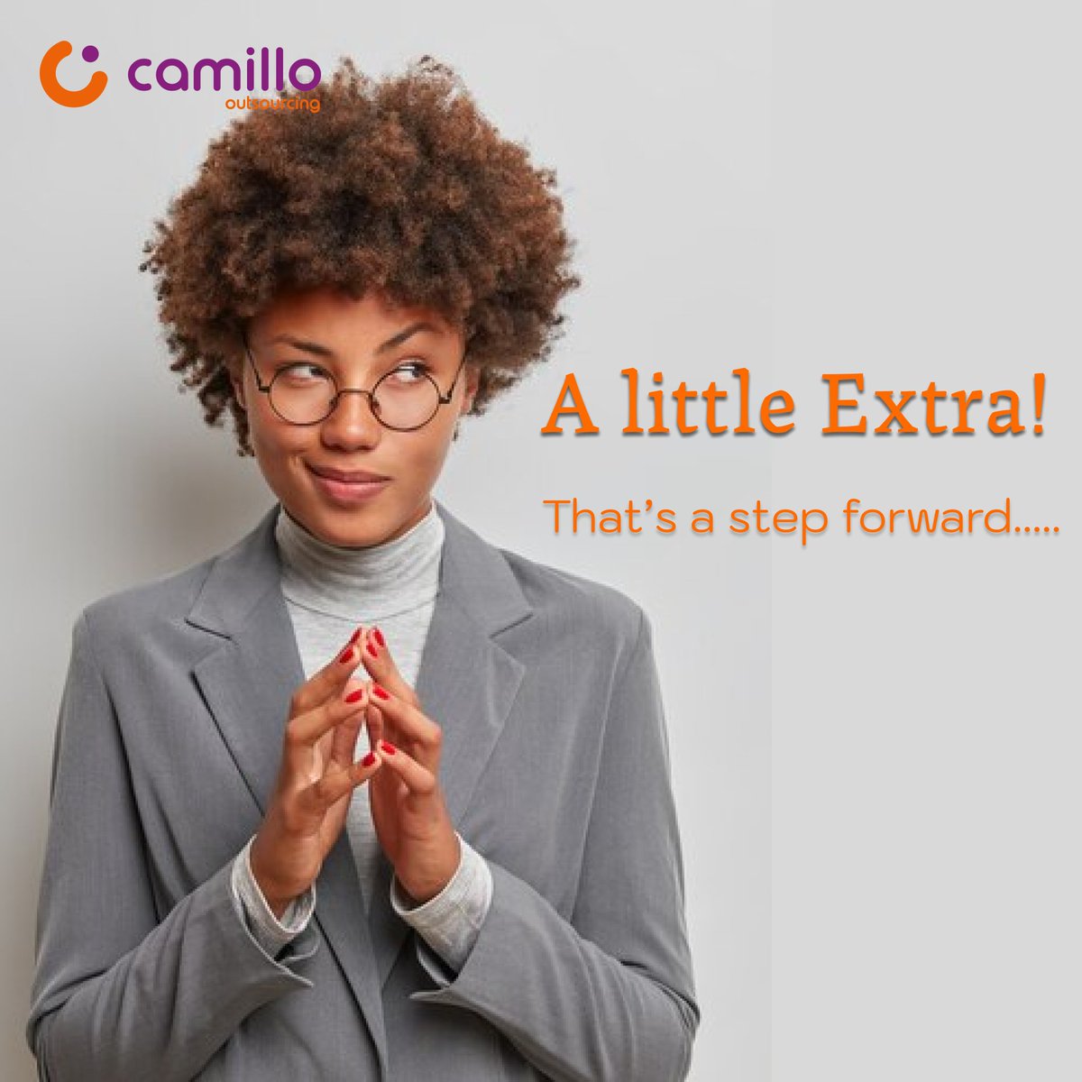 CamilloOutsourc's tweet photo. A little extra effort, a little extra time
Just be extra this week.

A little extra innovative action.... Outsource.

#camillo #outsourcingservice #newweek #monday #alittleextra https://t.co/mm8pe0iSKO