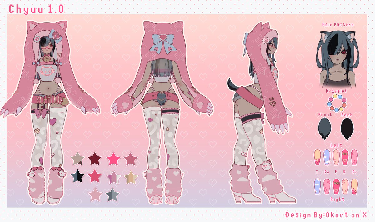 0koVT's tweet image. "𝐍𝐢𝐜𝐞 𝐭𝐨 𝐦𝐞𝐞𝐭 𝐂𝐡𝐲𝐮𝐮!"
5'3 Dreamweaver Emo Catgirl who loves fashion and drawing!
#/Chyuuception