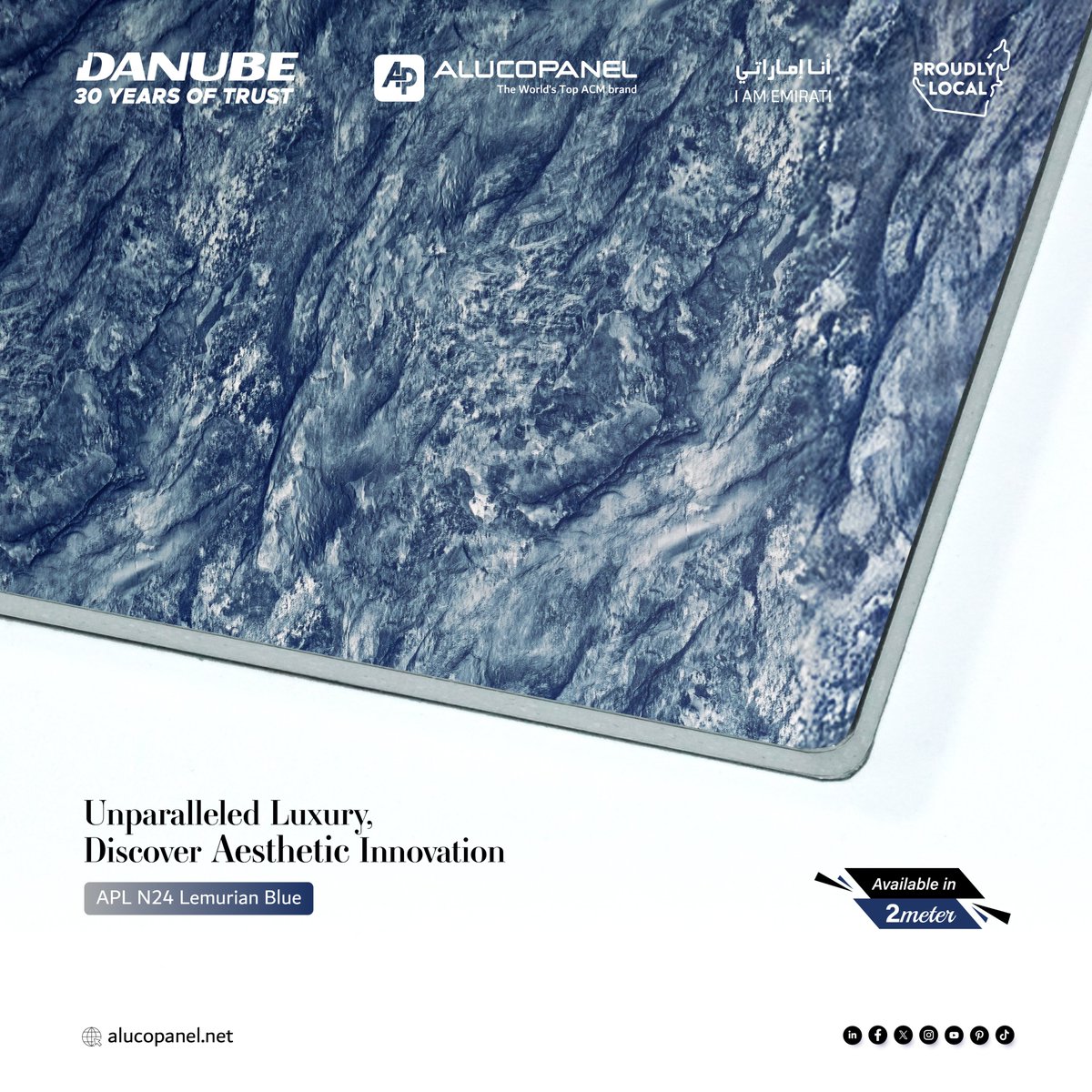AlucopanelINT's tweet image. Add a Touch of Unparalleled Luxury to Your Designs – APL N24 Lemurian Blue 💙 brings timeless beauty and sophistication to any project. ✨✨

🔗 For more information, visit: alucopanel.net
📧 For inquiries, contact us at: info@alucopanel.net

#designelegance