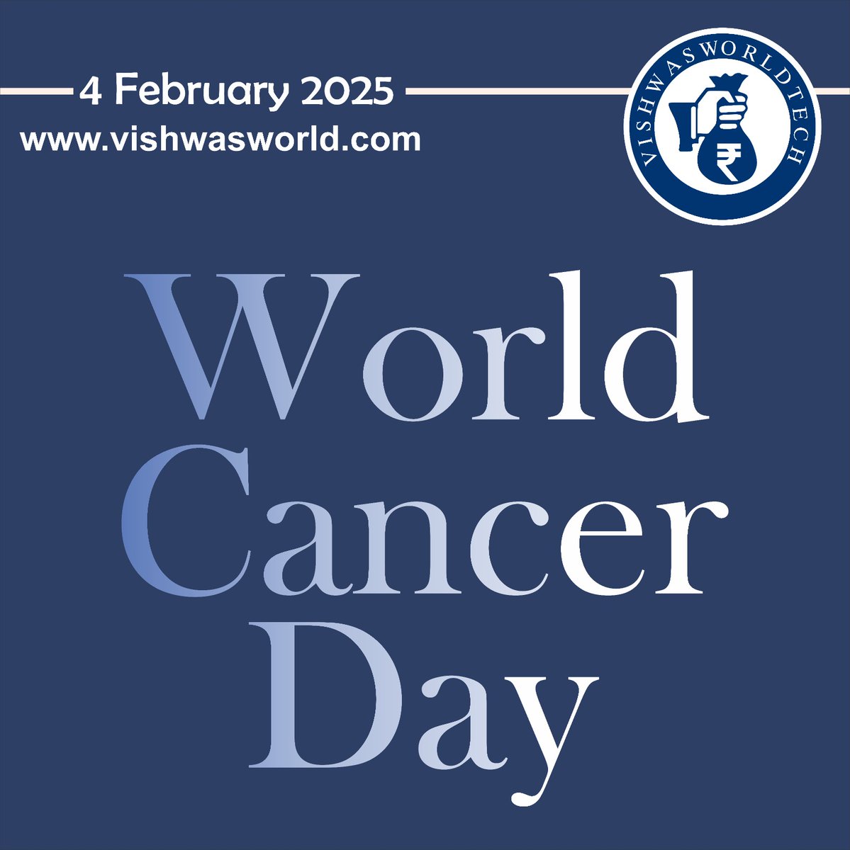 Vishwas_World's tweet photo. INVEST WISELY, SECURE TOMORROW! 💰📈
On this World Cancer Day, let’s invest not just in wealth, but in awareness, hope, and a healthier future. 🎗️💜
Vishwas Investment – Your Path to Financial Growth &amp; Security!

Visit Website - https://t.co/Lc17VJ4iK0
Call To -9353794637 https://t.co/kcN9d6oEVt