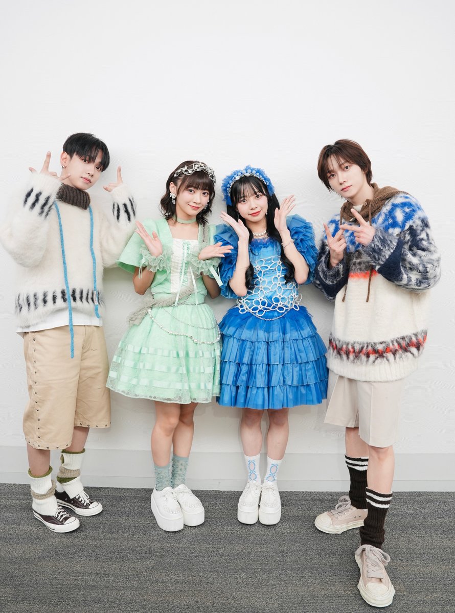 ミュージックステーションにて、#CUTIESTREET の #板倉可奈 さん #増田