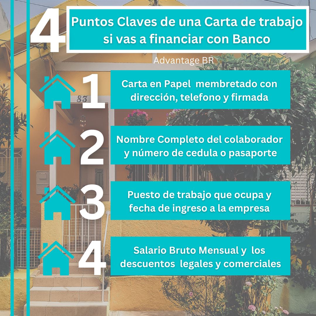 Mirthadvantage's tweet photo. ¿Vas a solicitar una #HipotecaResidencial para tu #FuturoHogar, ya sea #Casa o #Apartamento? Comienza pidiendo tu Carta de Trabajo, asegurándote de que incluya los detalles necesarios, ya que Recursos Humanos a veces no la hace lo suficientemente detallada. https://t.co/SUt1KyO82Y