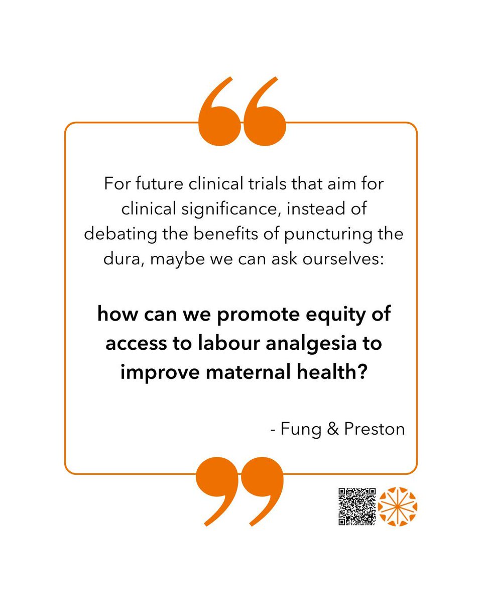 Correspondence: Puncturing the dura: a true clinical benefit or a distraction?

#anaesthesia #medicine #obstetrics #equity

buff.ly/40GbrkM