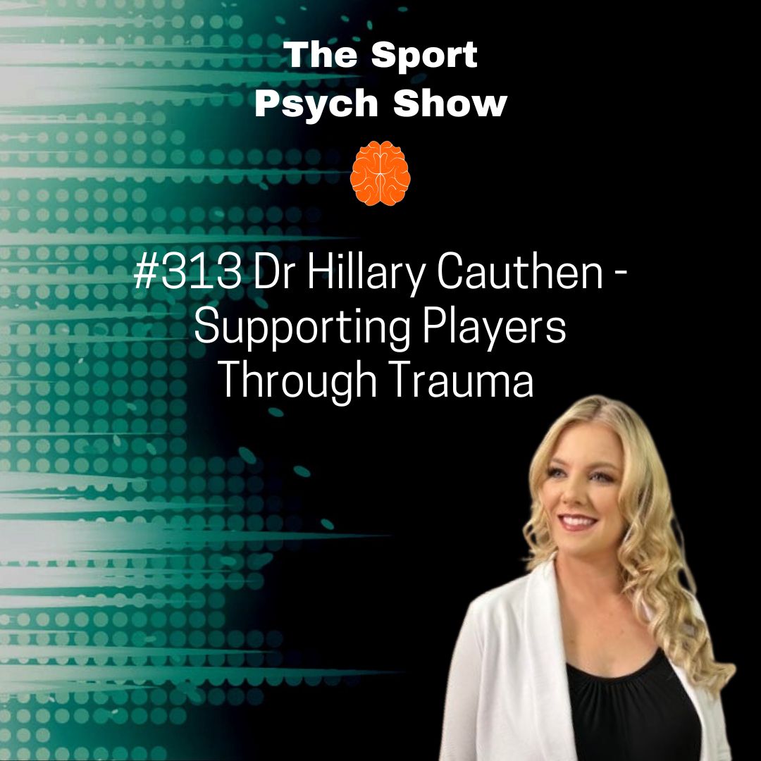 sportpsychshow's tweet image. New episode of The Sport Psych Show! On this week's episode "Supporting Players Through Trauma" I speak with clinical sport psychologist and Certified Mental Performance Consultant (CMPC), Dr Hillary Cauthen @TOPPSTIP. 

Take a listen here buff.ly/4hjhjaF