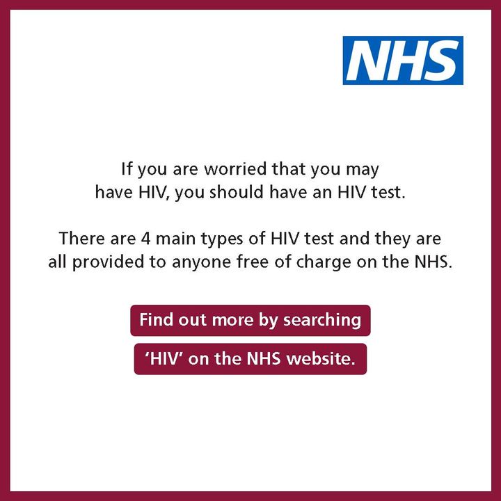 It’s #NationalHIVTestingWeek

The only way to know your HIV status is to get tested—it’s quick, easy, and completely free on the NHS. Early diagnosis and treatment can help you stay healthy and prevent the spread of HIV.

Find out more nhs.uk/conditions/hiv…