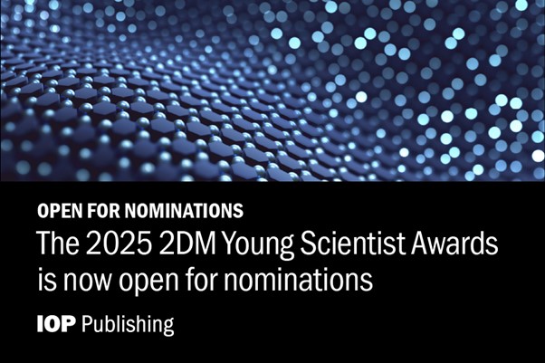 📢 Does your research focus on two-dimensional materials?

Nominations are now open for the #2DMaterials Young Scientist Award! 

Learn more 👉 ow.ly/WsLy50UR4jQ
