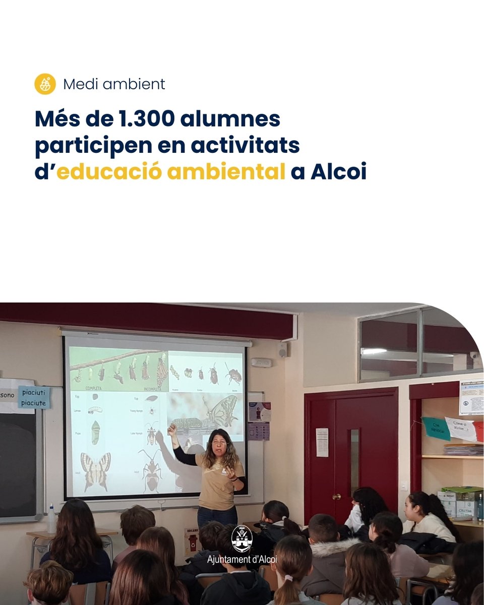 🌱 Tallers, visites guiades i experiències a l’aire lliure han ajudat a conscienciar sobre reciclatge, fauna autòctona, canvi climàtic i molt més 🦅

🙌🏽🏡A més, s’han fet 5 activitats obertes al públic per implicar tota la ciutadania

🔗 alcoi.org/ca/portal/noti…

#Alcoi #AlcoiViu