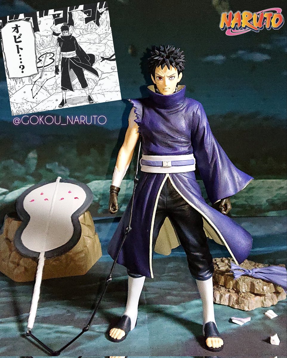 NARUTO 一番くじ うちはオビト 待望キャラだが製品写真と異なり