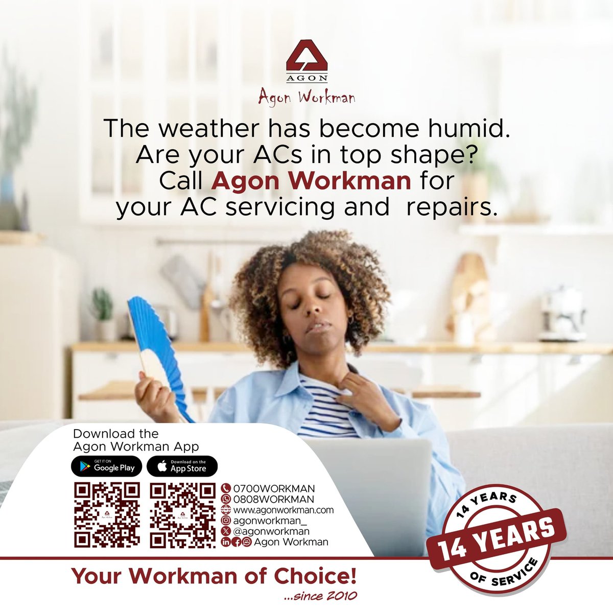 agonworkman's tweet image. Beat the heat! Get your ACs in top-notch condition this season!

Call Agon Workman for your AC servicing and repairs.

#acrepair
#acservicing
#monday