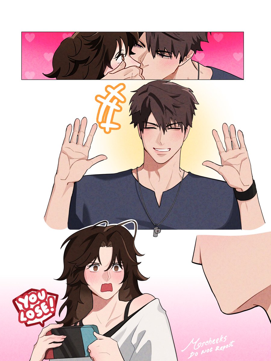 Sneaky attack #LoveandDeepspace #Caleb