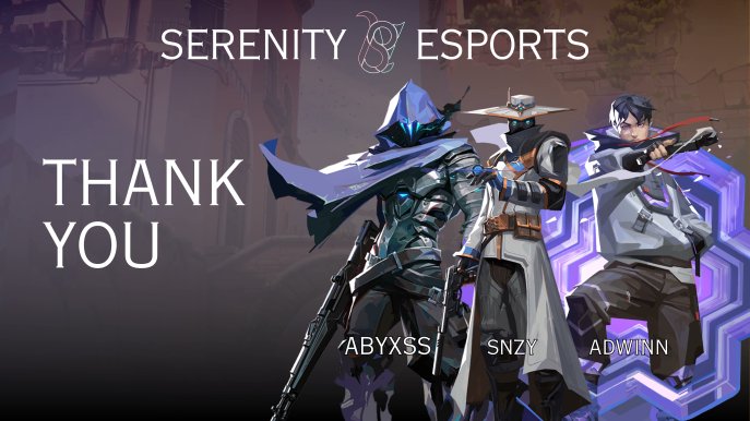 As the dust settles, we close a chapter of our history and say goodbye to <a href="/adwinnnn/">oni adwinn</a> <a href="/i_snzy/">snzy</a> and @/Abyxss. 

We wish them the best moving forward and will work hard to rebuild and come stronger!

#SRNWIN