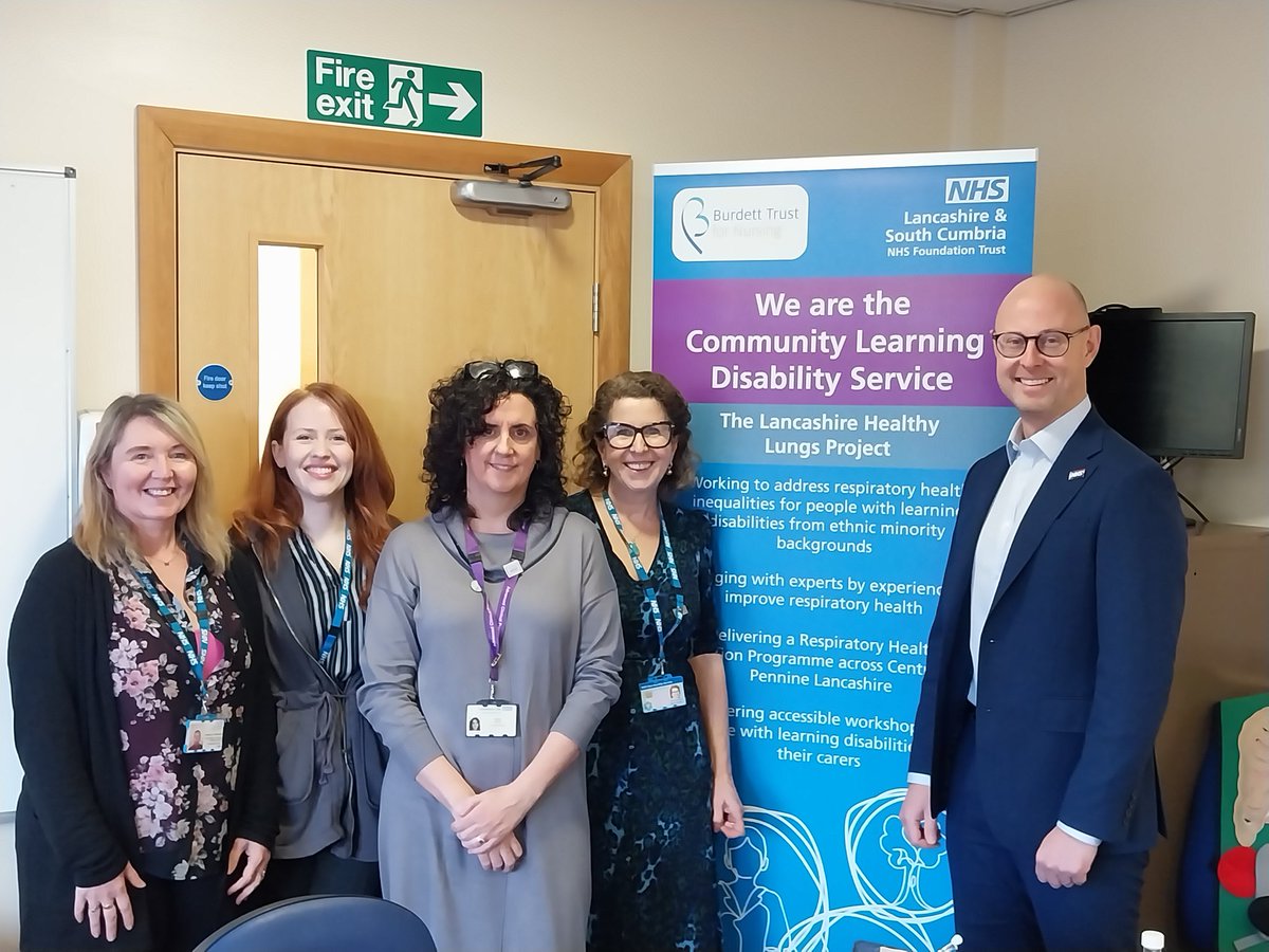 Tracey Hartley-Smith RNLD QN ππΊπ¦ (@traceyhartleys2) on Twitter photo Thank you for coming to meet with the team today <a href="/ChrisOliverNHS/">Chris Oliver</a> really proud to share our passion for our <a href="/BurdettTrust/">Burdett Trust π</a> project - addressing the respiratory health inequalities for people with learning disabilities from minoritised ethnic communities in Lancashire Thank you for coming to meet with the team today <a href="/ChrisOliverNHS/">Chris Oliver</a> really proud to share our passion for our <a href="/BurdettTrust/">Burdett Trust π</a> project - addressing the respiratory health inequalities for people with learning disabilities from minoritised ethnic communities in Lancashire