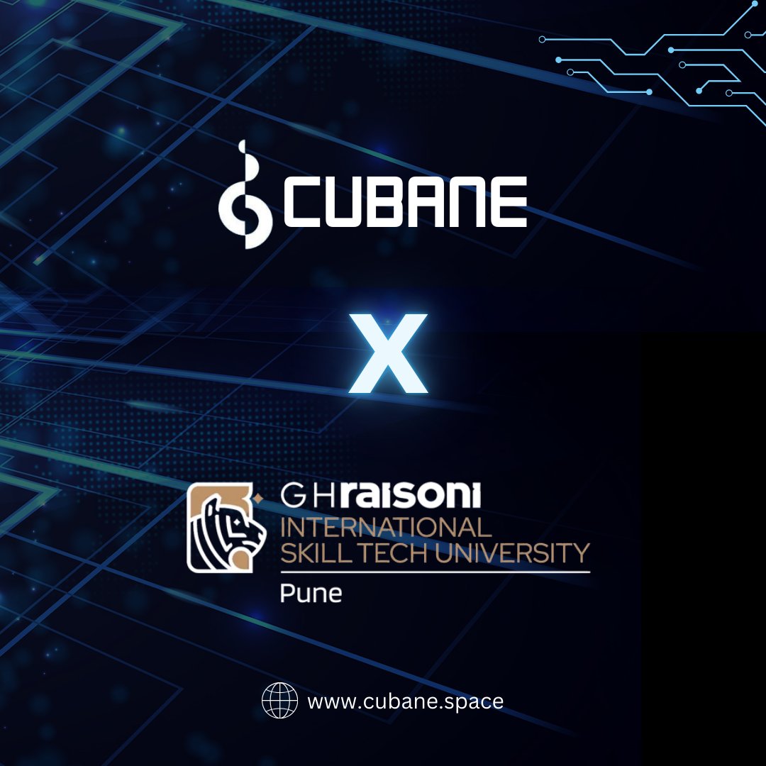 CubaneSpace's tweet photo. 🚀 𝗖𝘂𝗯𝗮𝗻𝗲 𝗣𝗮𝗿𝘁𝗻𝗲𝗿𝘀 𝘄𝗶𝘁𝗵 𝗚𝗛 𝗥𝗮𝗶𝘀𝗼𝗻𝗶 𝗦𝗸𝗶𝗹𝗹 𝗧𝗲𝗰𝗵 𝗨𝗻𝗶𝘃𝗲𝗿𝘀𝗶𝘁𝘆 𝘁𝗼 𝗦𝗵𝗮𝗽𝗲 𝘁𝗵𝗲 𝗙𝘂𝘁𝘂𝗿𝗲 𝗼𝗳 𝗕𝗹𝗼𝗰𝗸𝗰𝗵𝗮𝗶𝗻 𝗜𝗻𝗻𝗼𝘃𝗮𝘁𝗶𝗼𝗻 🚀

We are thrilled to officially announce our academic partnership with @raisoniworld , Pune, marking a significant milestone in advancing technical education and empowering students to unlock the true potential of blockchain technology.

𝗞𝗲𝘆 𝗛𝗶𝗴𝗵𝗹𝗶𝗴𝗵𝘁𝘀 𝗼𝗳 𝘁𝗵𝗲 𝗣𝗮𝗿𝘁𝗻𝗲𝗿𝘀𝗵𝗶𝗽

🔹 Blockchain Cohort Programs:
This partnership launches an exclusive, hands-on technical program for college students. Designed to bridge the gap between theory and application, the program dives deep into blockchain fundamentals, smart contracts, decentralized applications (dApps), and cutting-edge Web 3.0 technologies.

🔹 Industry-Relevant Training:
With Cubane’s industry expertise, students will gain practical exposure through live projects, advanced workshops, and one-on-one mentorship from blockchain experts. The focus will be on equipping participants with real-world problem-solving skills to excel in a decentralized economy.

🔹 Technical Excellence at the Core:
This collaboration aims to foster technical innovation by preparing students to address emerging challenges in blockchain development and leverage their knowledge to create impactful solutions.

🔹 Career-Defining Opportunities:
Students will have the chance to work on live blockchain projects, build portfolios, and explore internships and career pathways within Cubane’s growing ecosystem and beyond.

𝗣𝗼𝘀𝘁-𝗪𝗼𝗿𝗸𝘀𝗵𝗼𝗽 𝗠𝗼𝗺𝗲𝗻𝘁𝘂𝗺

Following the success of our inaugural “Introduction to Web 3.0” workshop, conducted by industry expert Fardeen Khan, this partnership will continue to deliver advanced learning experiences to help students dive deeper into the technical landscape of blockchain.

𝗪𝗵𝘆 𝗧𝗵𝗶𝘀 𝗣𝗮𝗿𝘁𝗻𝗲𝗿𝘀𝗵𝗶𝗽 𝗠𝗮𝘁𝘁𝗲𝗿𝘀

At Cubane, our mission is to advance Web 3.0 technologies and empower the next generation of innovators. By joining hands with GH Raisoni Skill Tech University, we aim to create a technical learning ecosystem that prepares students for the future of decentralized industries.

This partnership embodies a shared vision: empowering students with the skills, tools, and confidence to thrive in the blockchain space and emerge as leaders in the Web 3.0 revolution.

𝗪𝗵𝗮𝘁’𝘀 𝗡𝗲𝘅𝘁

This is just the beginning! Stay tuned for the announcement of upcoming cohorts, advanced workshops, and technical collaborations that will continue to redefine blockchain education and innovation.

Together, Cubane and GH Raisoni Skill Tech University are paving the way for a technically skilled and decentralized future.

#CubanePartnership #BlockchainInnovation #GHRCubane #Web3Education #TechnicalExcellence