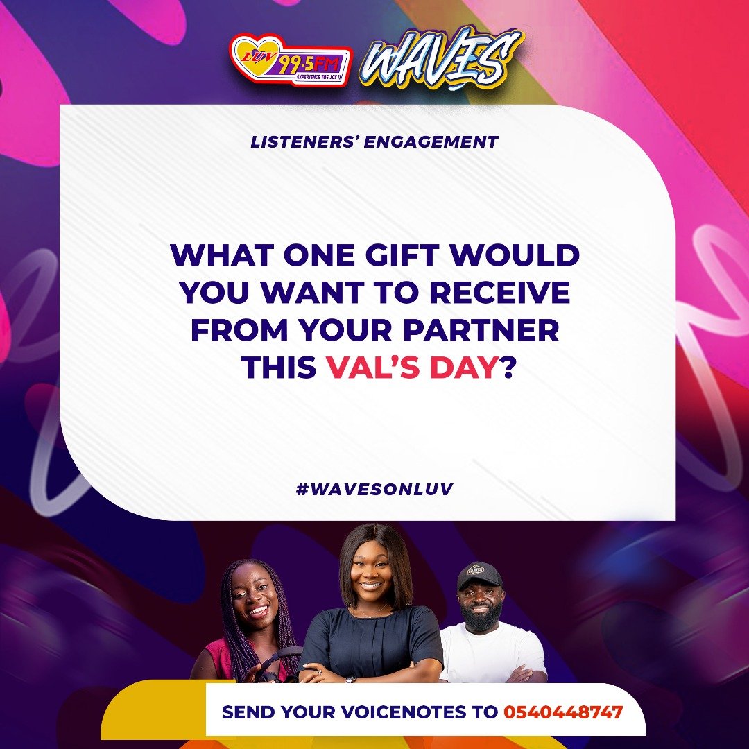 One gift you want to receive this Valentine's Day...
#WavesOnLuv