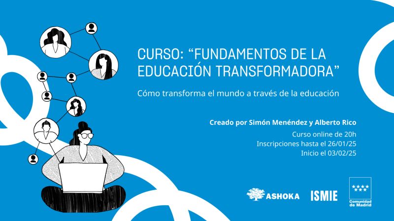 Design for Change España (@dfcspain) on Twitter photo Hoy empieza el MOC de <a href="/AshokaSpain/">Ashoka España</a>: “Fundamentos de la Educación Transformadora”, junto con la Comunidad de Madrid a través del ISMIE.
Un orgullo poder aportar a este fantástico curso de la mano de nuestro presidente, <a href="/mluengop/">Miguel Luengo</a>.
Gracias a <a href="/simon_menendez/">Simón Menéndez</a> y Alberto Rico Trigo Hoy empieza el MOC de <a href="/AshokaSpain/">Ashoka España</a>: “Fundamentos de la Educación Transformadora”, junto con la Comunidad de Madrid a través del ISMIE.
Un orgullo poder aportar a este fantástico curso de la mano de nuestro presidente, <a href="/mluengop/">Miguel Luengo</a>.
Gracias a <a href="/simon_menendez/">Simón Menéndez</a> y Alberto Rico Trigo
