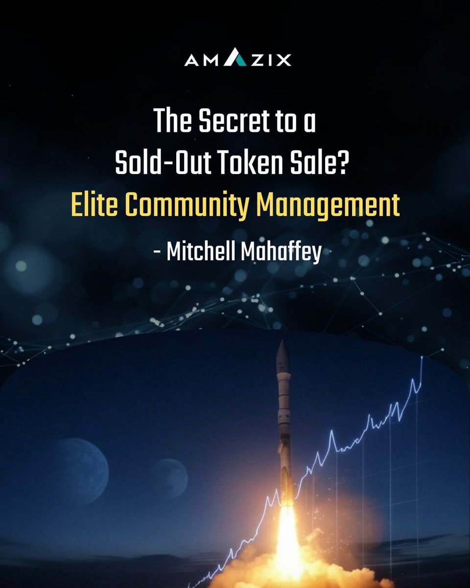 The Secret to a Sold-Out Token Sale? 

Elite Community Management 🏅 

In Web3, a great token sale isn’t just about marketing—it’s about engagement, trust, and momentum.

At AmaZix, we’ve spent nearly 8 years helping projects sell out their TGEs, IDOs, and token sales with