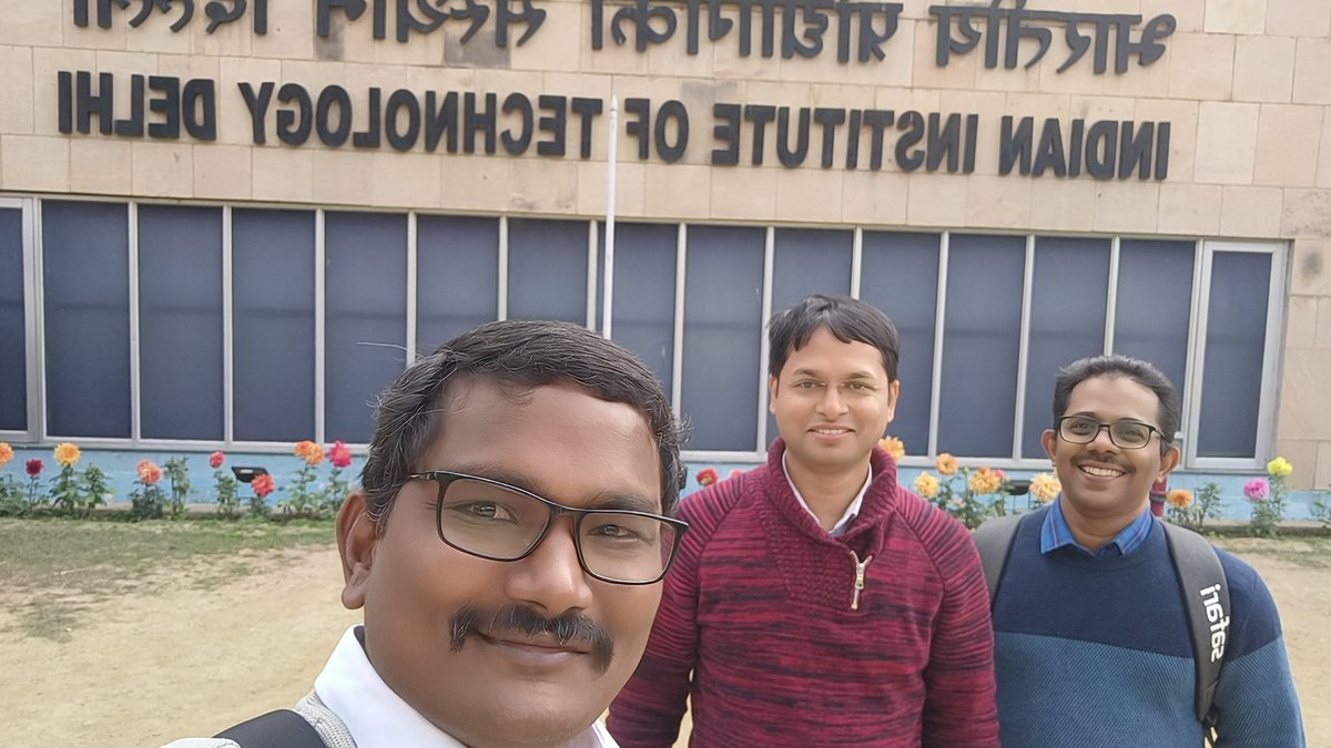 Sankaralingam M (@msankar86) on Twitter photo Today we visited IIT Delhi to present the progress report of the FIST project sanctioned to our department.
Thanks Kuntal and Sayantan for taking us to your laboratory.
<a href="/nitcofficial/">NIT Calicut Official</a> <a href="/CHYNITCOfficial/">Department of Chemistry NIT Calicut</a> <a href="/Parames15539887/">Parameswaran P</a> Today we visited IIT Delhi to present the progress report of the FIST project sanctioned to our department.
Thanks Kuntal and Sayantan for taking us to your laboratory.
<a href="/nitcofficial/">NIT Calicut Official</a> <a href="/CHYNITCOfficial/">Department of Chemistry NIT Calicut</a> <a href="/Parames15539887/">Parameswaran P</a>