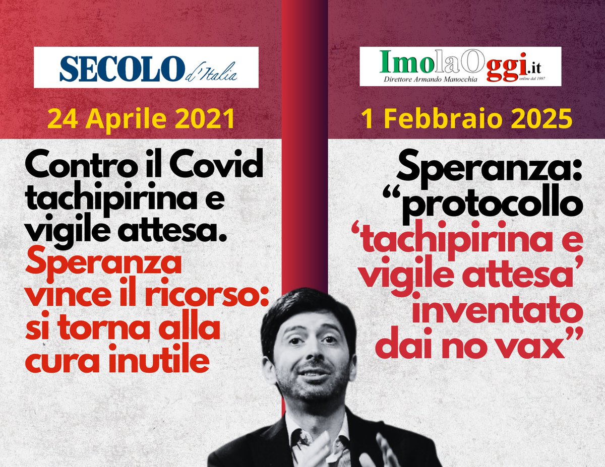 Marcolisei's tweet photo. Si può dire tutto, ma non negare l’evidenza. Nella circolare ministeriale del 30 novembre 2020, le uniche indicazioni per la gestione clinica erano “Tachipirina e Vigile Attesa”. La #CommissioneCovid verificherà se erano raccomandazioni utili per il trattamento del Covid, ma sul punto ci sono già molte evidenze scientifiche contrarie. 
Durante i giorni più drammatici della pandemia, i medici erano soli, con in mano solo questa unica raccomandazione. Poi il TAR del Lazio riconobbe la possibilità di prescrivere liberamente i farmaci ritenuti più adatti secondo scienza e coscienza, #Speranza e l’AIFA presentarono ricorso al Consiglio di Stato, opponendosi alla libertà di cura e rifiutando di rivedere protocolli che si erano già dimostrati inefficaci. 
Sostenere oggi che “Tachipirina e Vigile Attesa” sia un’invenzione dei no vax è semplicemente falso.