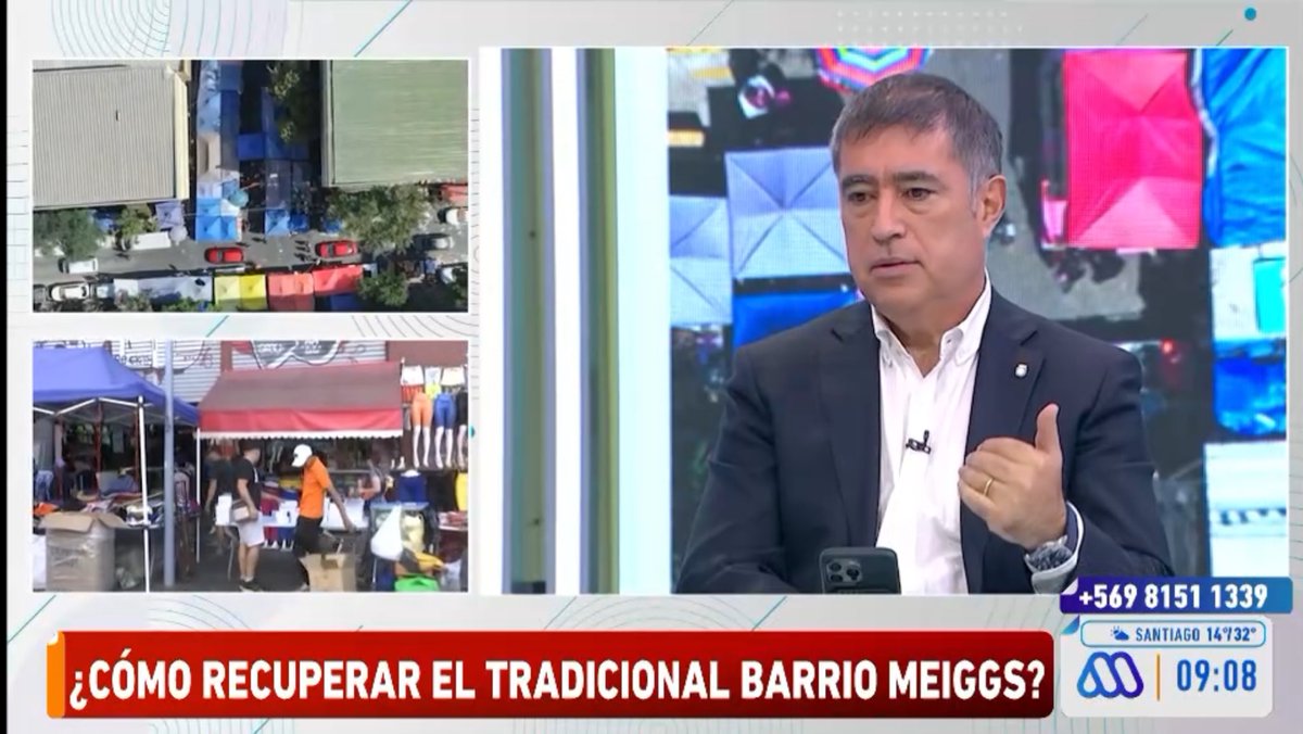 hernan_sr's tweet image. Mientras Desbordes está en Mega vendiendo la pomá, en CHV muestran la proliferación de carros de comida en Santiago vendiendo comidas en descomposición.