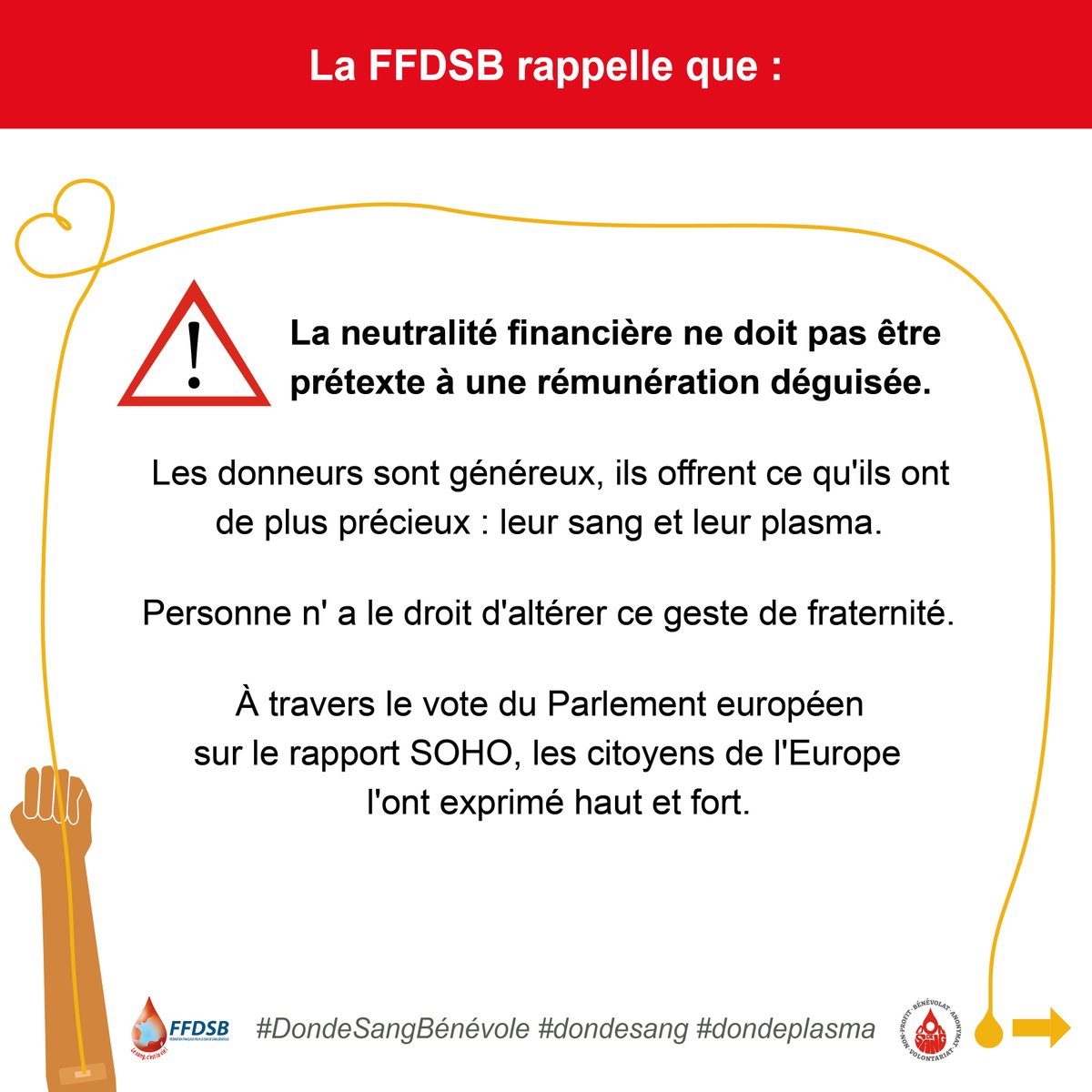 DonSangBenevole's tweet photo. La #FFDSB prend position sur l'avis du #CCNE portant sur les enjeux éthiques relatifs au #dondeplasma et aux #médicamentsdérivésduplasma en période de pénurie. 

Rappel : le respect de l'#éthique est la garantie de la sauvegarde de la #santé des donneurs et patients.

#dondesang https://t.co/oGsuv1ZQdl