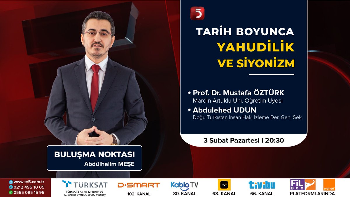 -Yahudilerin Arz-ı Mev’ud inancı
-Yahudilerin İnançlarındaki Hurafeler Nelerdir?
-Türkiye’de Siyonizm Ne Kadar Gündeme Geliyor?
-Doğu Türkistan’da “Gulca Katliamı” Nasıl Oldu?

<a href="/ahalimmese/">Abdulhalim Meşe</a> soruyor, Mardin Artuklu Üni. Öğretim Üyesi Prof. Dr. Mustafa Öztürk <a href="/mustafaoztuurrk/">Mustafa Öztürk</a> ve