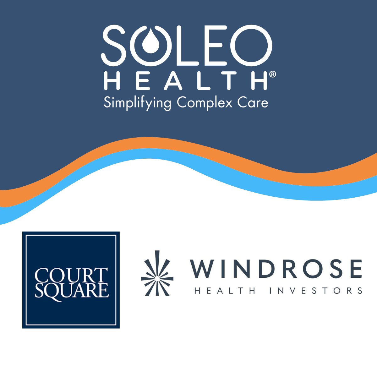 soleohealth's tweet image. We are excited to announce the strategic joint investment by Court Square Capital Partners and WindRose Health Investors in Soleo Health. Read the full press release 👉  hubs.la/Q0350mhx0

#simplifyingcomplexcare #specialtypharmacy #infusioncenter