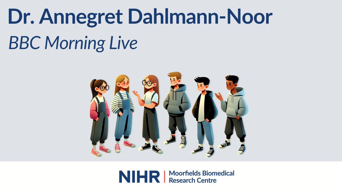 MoorfieldsBRC's tweet photo. #Myopia in young people has risen by 50%. But did you know that sunlight can help slow its progression?

Watch Annegret on @BBCMorningLive (32:57) as she shares expert advice on short-sightedness in children.

🔗https://t.co/ZLl8KMfwzy

#KidsHealth #myopiamanagement #FreeEyeTest https://t.co/OmAn73BwpO
