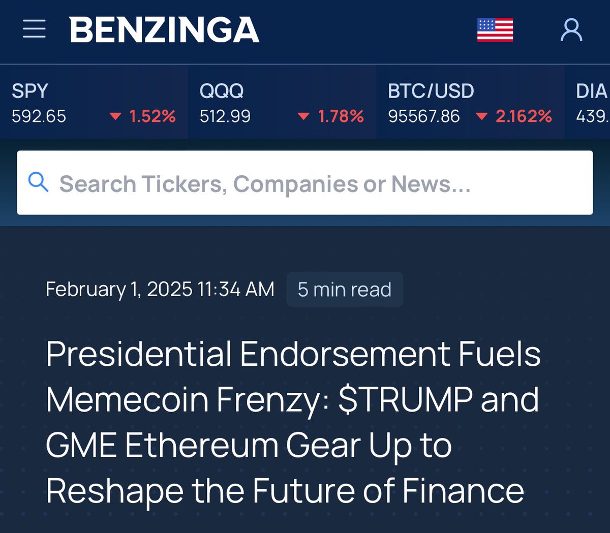 GMEethereum's tweet photo. $GME in the news thanks to @Benzinga 🎮

👇👇👇 https://t.co/YRob83jZyW