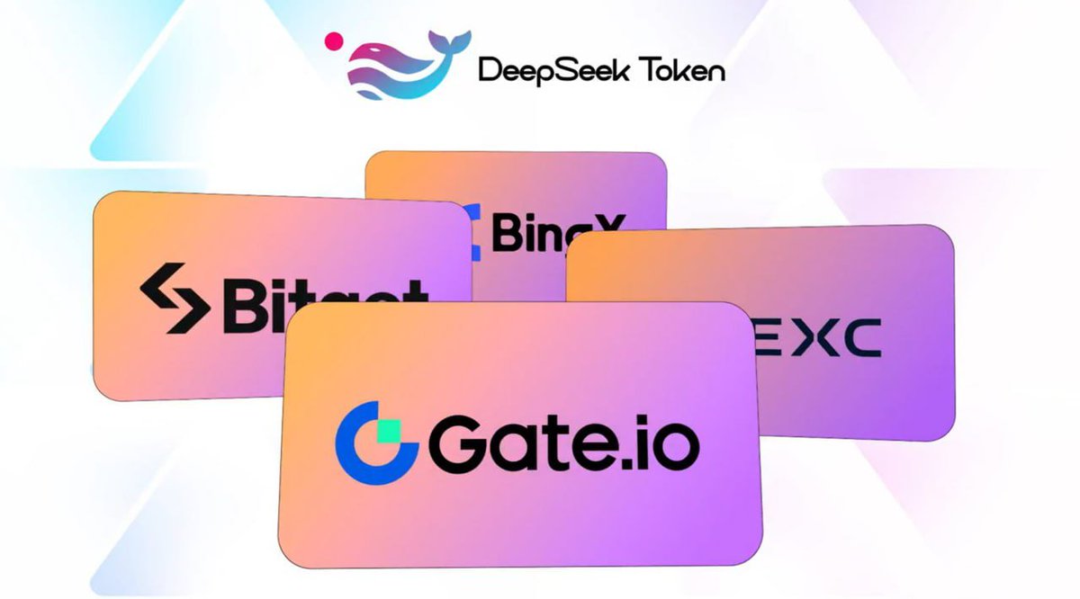 New #airdrop: DeepSeek (Official Bot &amp; Listing February 6th)
Reward: $3 in DeepSeek
News: Bitget wallet, Coinsult
Distribution date: February 22th

🔗Airdrop Link: t.me/DeepseekBitget…

1: The top 100 referrals will be each get more DeepSeek tokens 
2: Airdrop will distributed