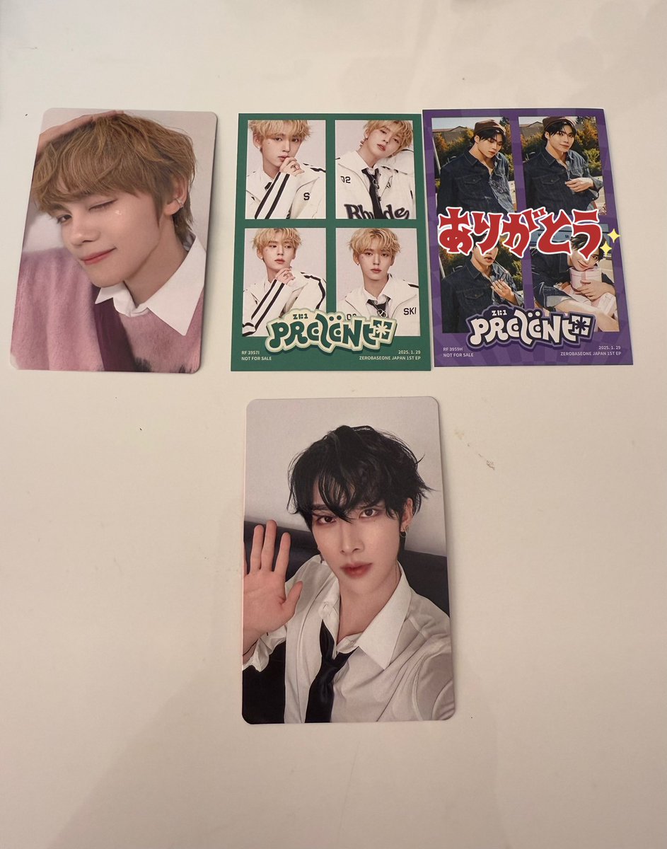 1285_hn's tweet photo. zerobaseone zb1 ゼベワン ゼロベースワン トレカ 交換 タワレコ 特典 ラキドロ 封入 

譲 画像1、2枚目ギュビン ユジン リッキー テレ ゴヌク

求 同種マシュー3枚目

📮郵送希望(同日発送希望)
条件が合う方dm、リプお願いします🙇‍♀️ https://t.co/RBuuQnrHhu