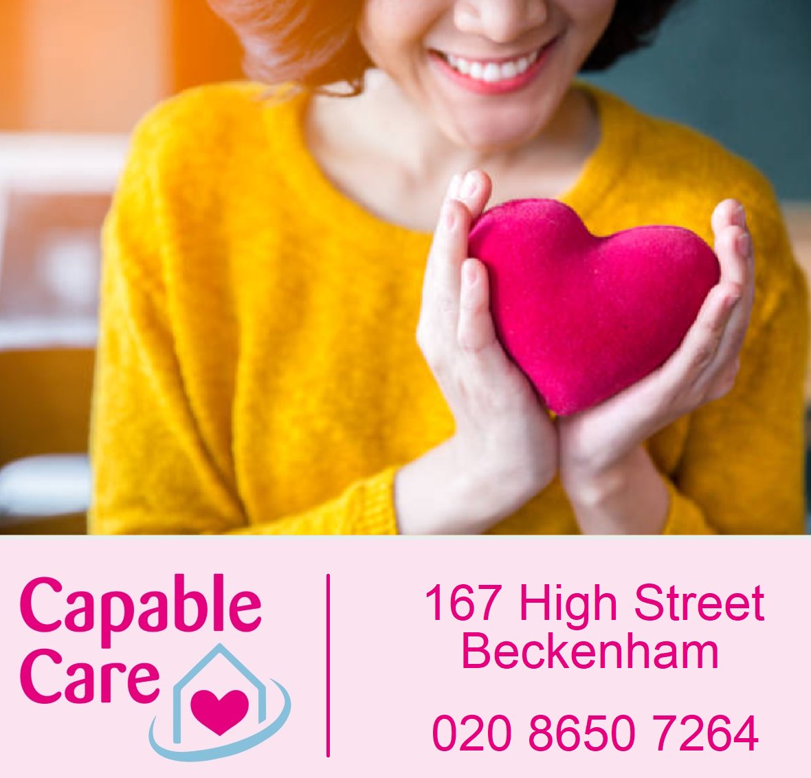 February is heart month -  Did you know that there are heart benefits to connecting with others? 

Our friendly helpful team can provide care and companionship to all. 

Call us today on 020 8650 7264