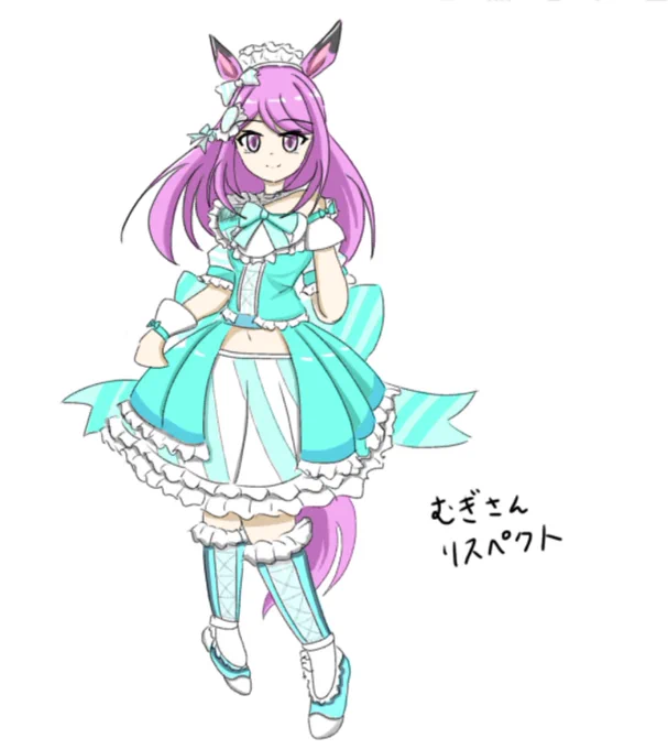 むぎさん( )リスペクトなロリータマックちゃん〜可愛すぎたので新しくまた描いてみちゃいました 
