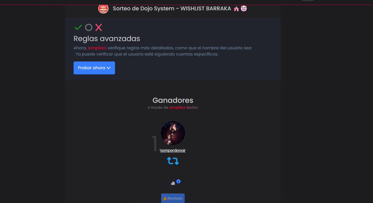 DojoSystem's tweet image. Ya tenemos ganador de nuestro sorteo de la silla gaming  patrocinado por nuestro #partner en el #DojoShowcase  @VideojuegosGAME 💗

Y el ganador es @semperdenoir 👏 con su post a favor de nuestro jueguito #AREDWalkingRobot 🔴🚶🤖 ¡Enhorabuena ninja!