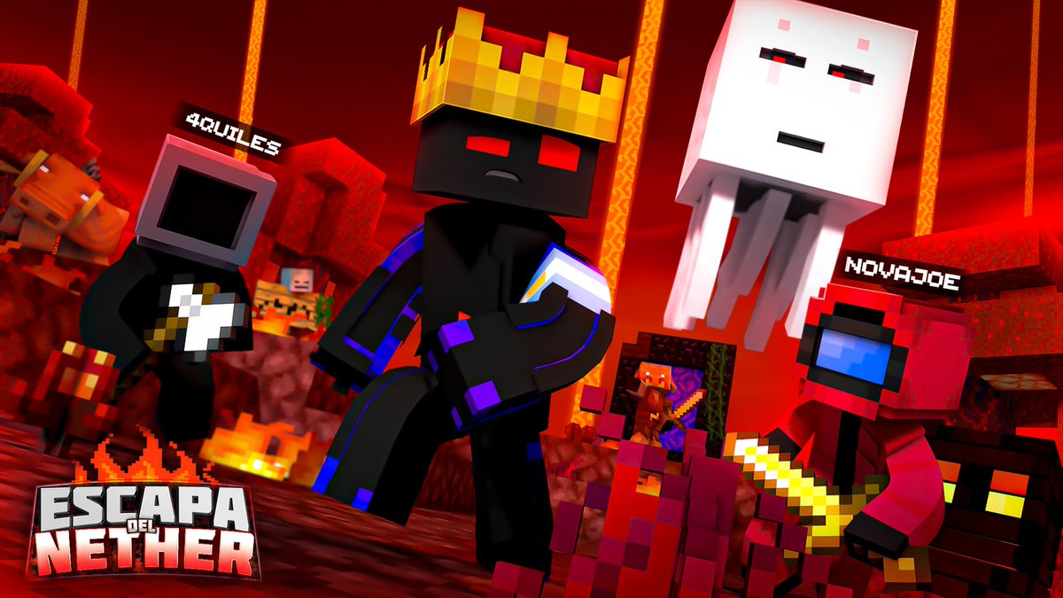Escapa del Nether
Evento original +140 Streamers
Dar ❤️🔄 para participar 
Form: discord.gg/buxicommunity