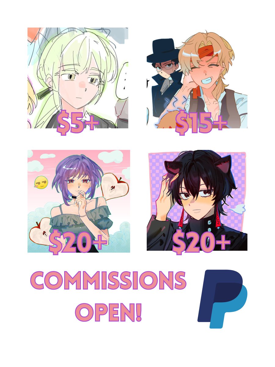 emlynmoon's tweet photo. 💗 COMMS OPEN!!💗 shares are appreciated!

I plan to start out with 5 slots!

🔗 further information on https://t.co/bgT8FnYTnq https://t.co/7VVVmOvEy7