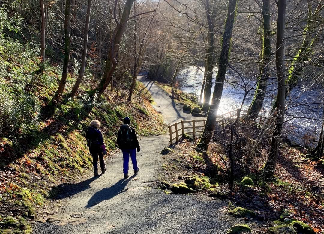 IreneSandraD's tweet photo. Couldn’t have chosen a better day for a 5 mile circular walk at #BoltonAbbey via the #Cavendish and the #Strid @WalkInYorkshire @IamHappyHiker @VisitYorkshire https://t.co/6RdHu3oUgX