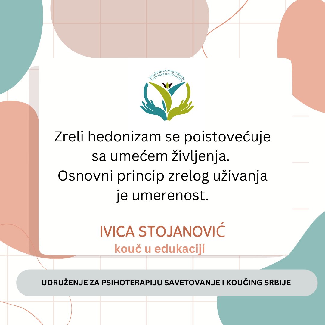 UPSKS's tweet photo. Novi tekst o ZRELOM HEDONIZMU na našem blogu:
https://t.co/PKVq0QvP1Y
Autor teksta je Ivica Stojanović, edukant psihodinamskog integrativnog koučinga pod supervizijom https://t.co/ynyqx4c0Eg