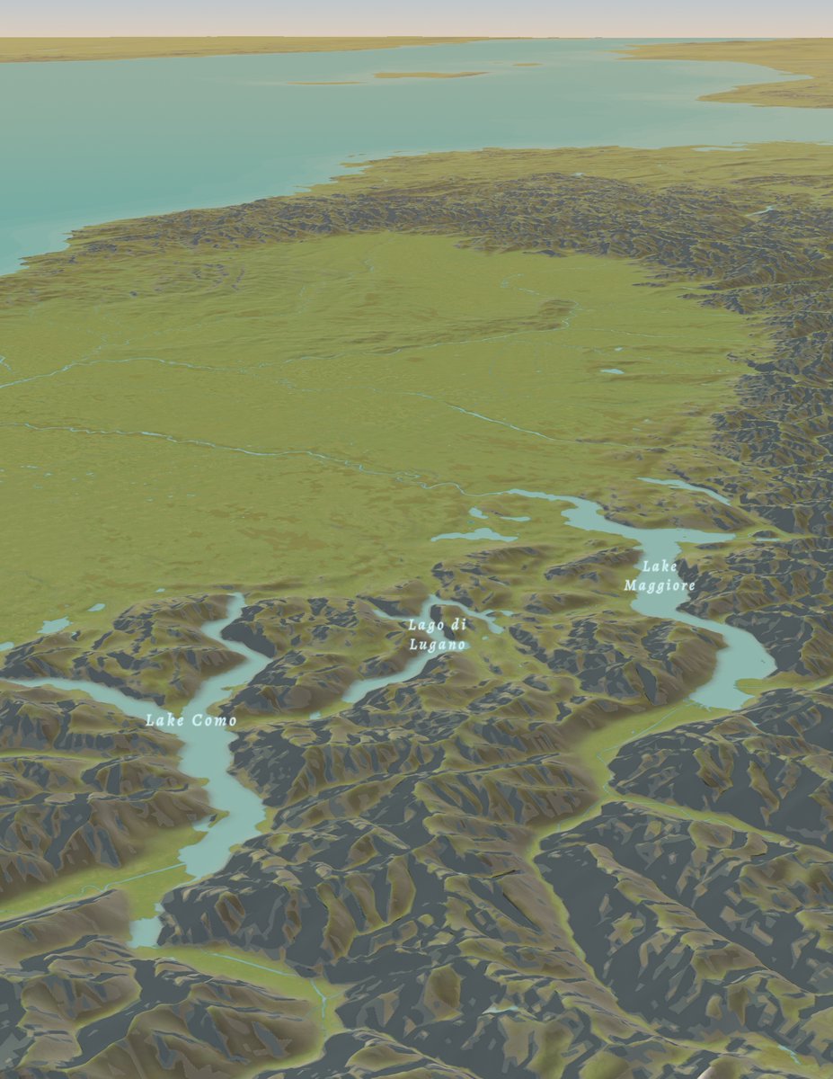 pheebely's tweet image. This time I was going for a more natural style. It's not the smoothest terrain and hillshade since I used the default #Mapbox DEM but I'm quite liking it! #maps #cartography