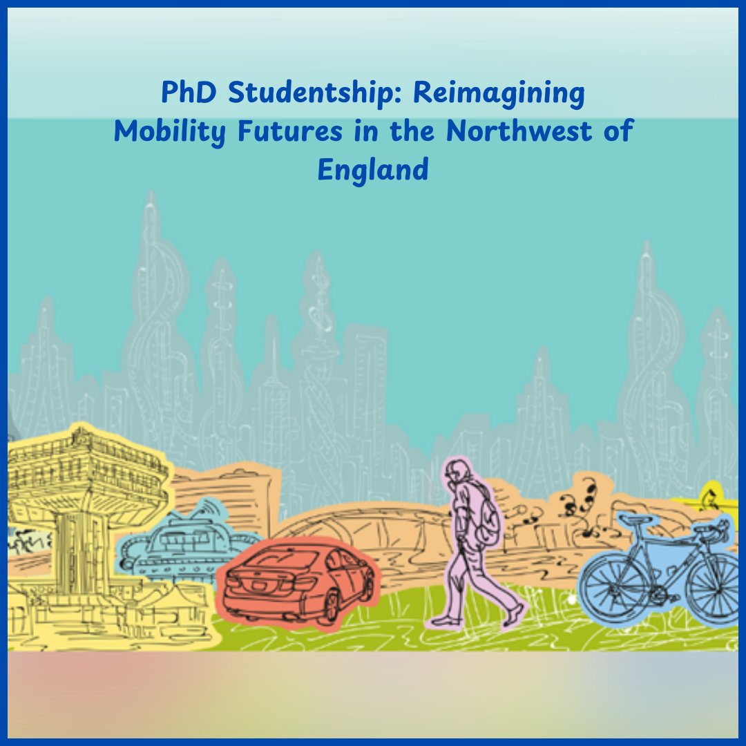 This is a unique opportunity to diversify and enhance the kinds of future mobility options we normally consider when thinking about our everyday transport needs - Dr Carlos López Galviz 

Please see link below to the INFUZE Lancs PhD opportunity: lancaster.ac.uk/arts-and-socia…