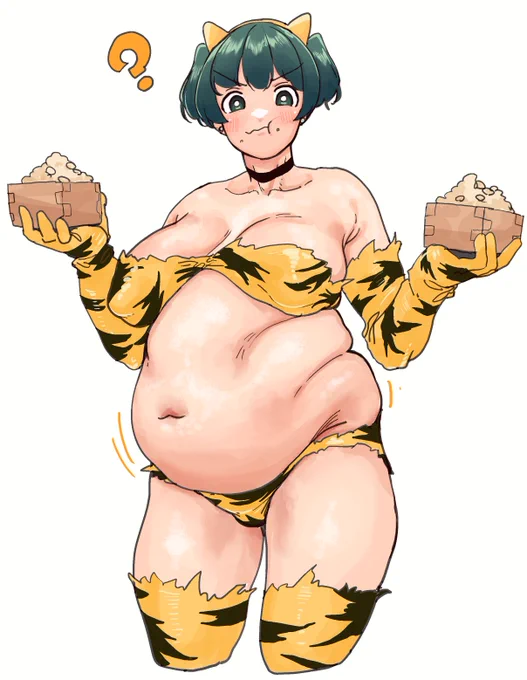 豆食べちゃってるオニ 