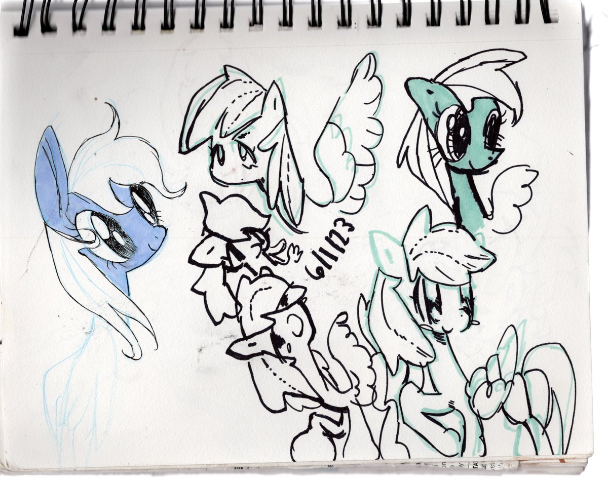 butcherparty's tweet photo. more scans for another sketchbook pdf #mlpfim #oc #fearandhungertermina https://t.co/DCKHDGMzMz