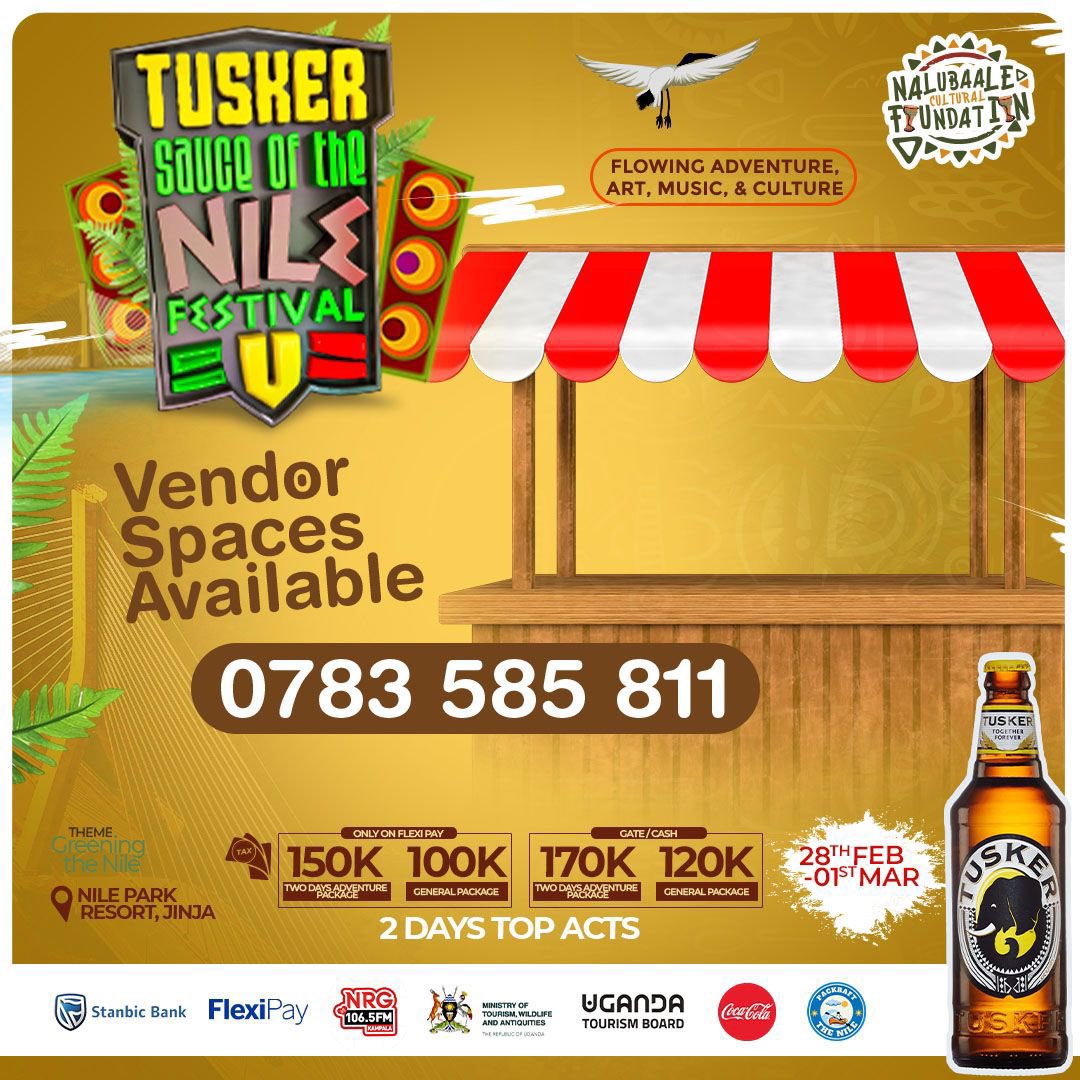 Pretty_stream's tweet photo. What’s happening this February! 
Check out @SauceOfTheNile  happening 28th  Feb &amp; 1st March ! 
Book your a lot to take part !  #Eventsthatmatter  #TuskerSONFest https://t.co/zdpPaAOnXi