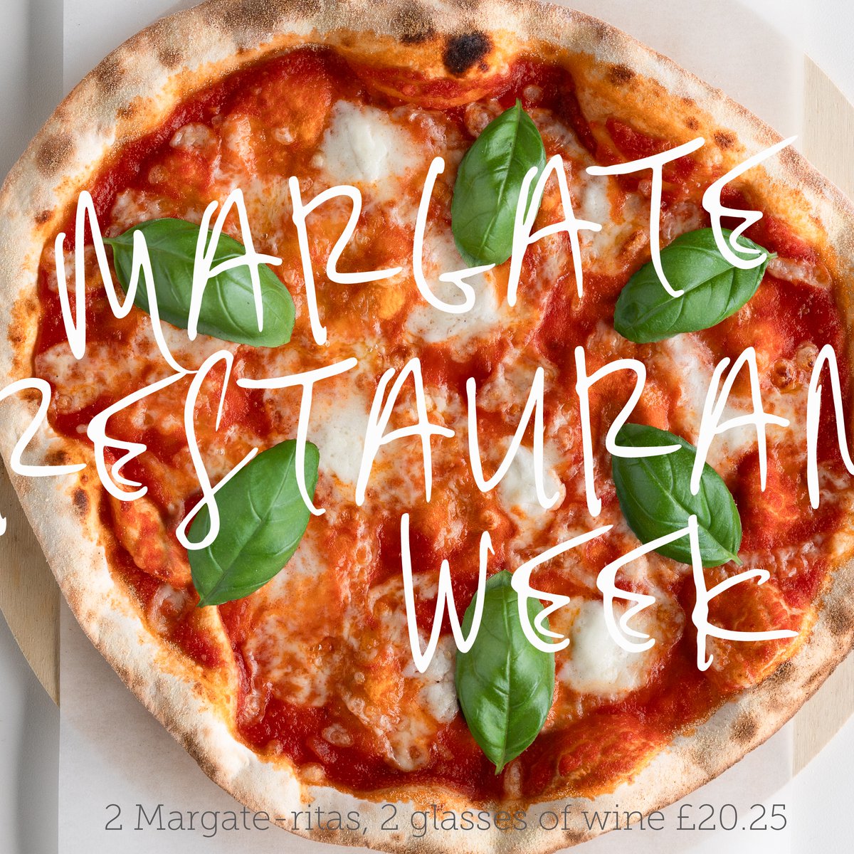 Happy Margate Restaurant Week 2025.
Come and join us to celebrate #Margate's brilliant and growing food and drink scene.
2 x Margate-ritas &amp; 2 x glasses of house wine/2 x soft drinks for £20.25
01843 297700