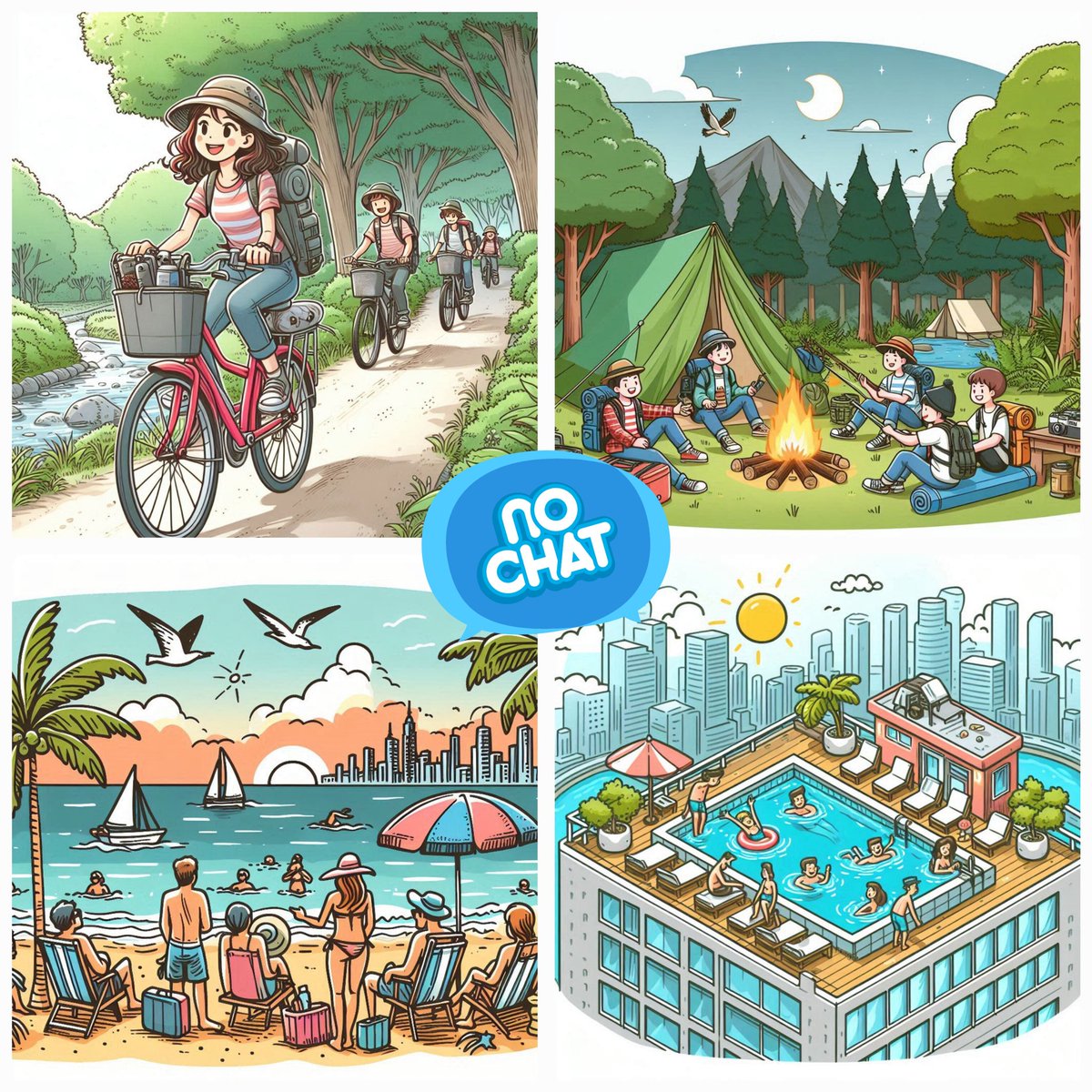 ONGnochat's tweet photo. LLEGÓ FEBRERO! Para muchos, es el último mes de vacaciones antes de retomar la rutina en marzo. Por ello, ahora más que nunca es esencial respetar tus momentos de desconexión digital para recargar energías y prepararte de cara a un año lleno de desafíos. Por favor, #DejaElChat📵 https://t.co/cxqlJwTIQi