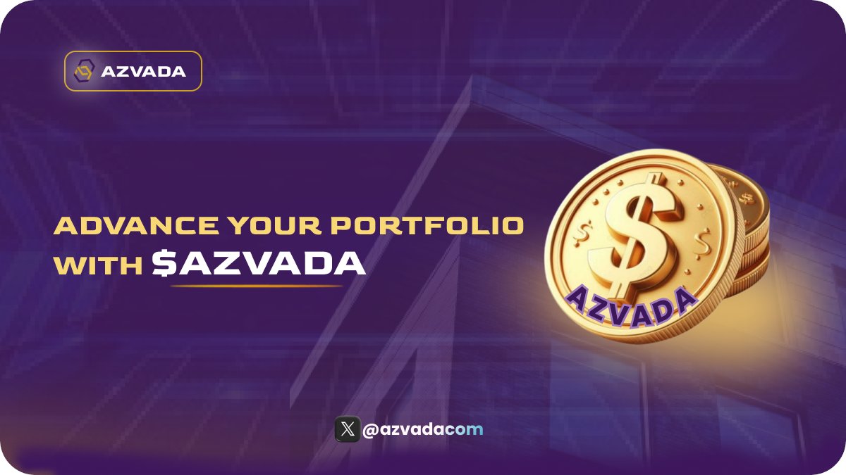 What if your next investment wasn’t just about owning assets—but actually having a say in the future of them?

That’s the power of $AZVADA.

By hodling $AZVADA tokens, you gain access to 🔘Exclusive rewards
🔘Reduced fees, and 
🔘Early property opportunities

@azvadacom  allows👇