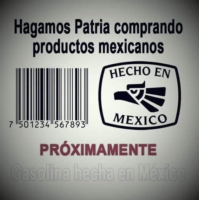 Humanismo4T's tweet photo. Muy buen día amigas y amigos. 

Hoy los mexicanos en todo el mundo nos ponemos en pie de lucha y nos unimos para no consumir nada hecho en USA. 

También en el vecino país los latinos harán paro laboral. 

 #UnDiaSinInmigrantes 

#MexicoPuebloUnido 🙋🏻‍♂️ https://t.co/JfwQTtmcKz