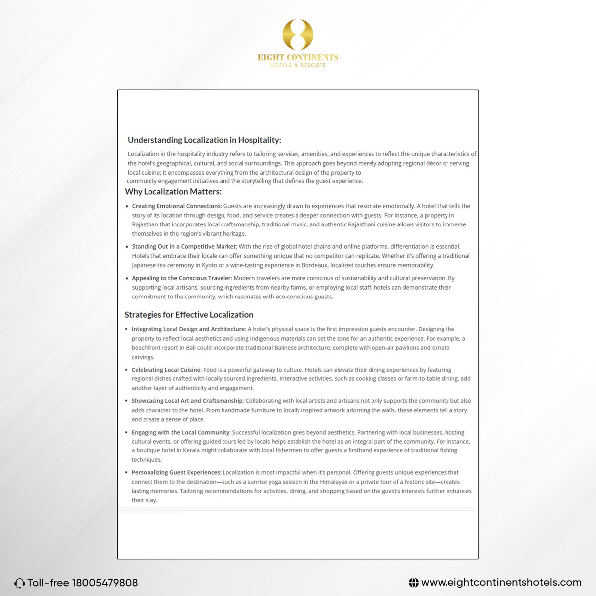 Eight Continents Hotels & Resorts tweet media