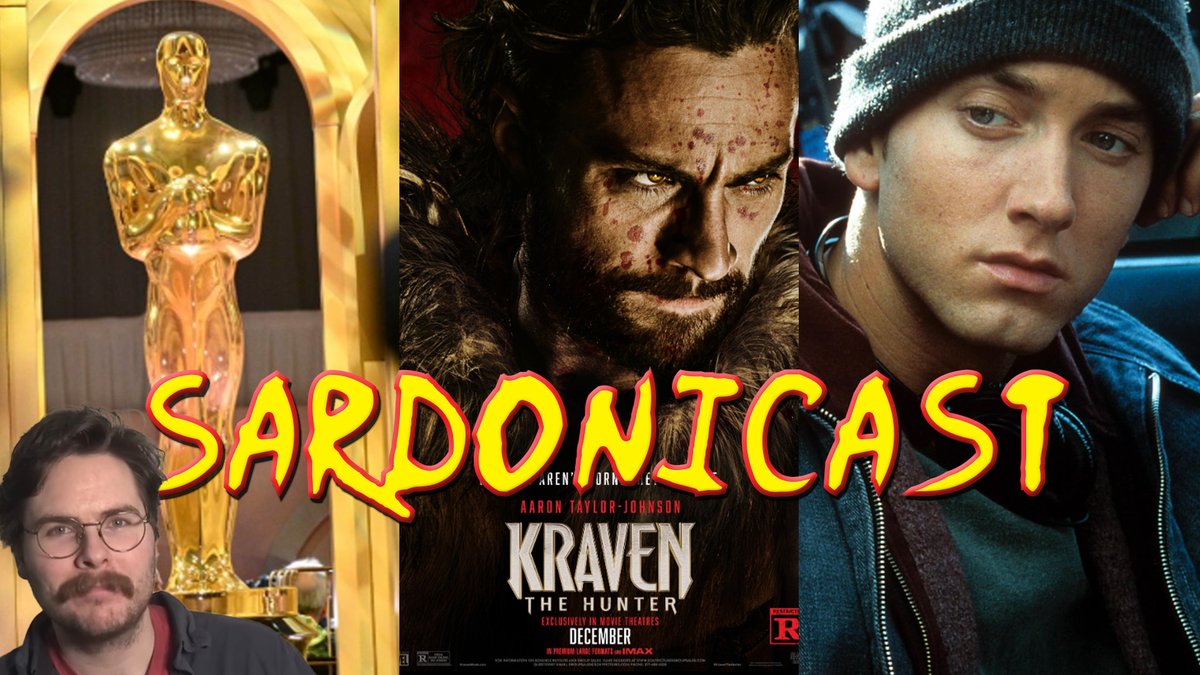sardonicast's tweet image. Sardonicast 182: NEW HOST, Oscar Noms, Kraven the Hunter, 8 Mile
youtu.be/NP-YRmcWzqE