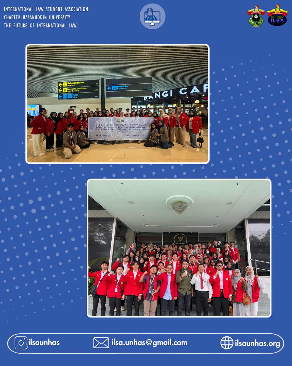 ilsaunhas's tweet photo. Dear ILSA Folks 🌎

“A picture is worth thousand words”
the memories we made together will continue to be remembered for many years, hopefully we can meet again at the next ILSA International Exposure✨

ILSA,
The Future of International Law! https://t.co/1kXSStYoLb